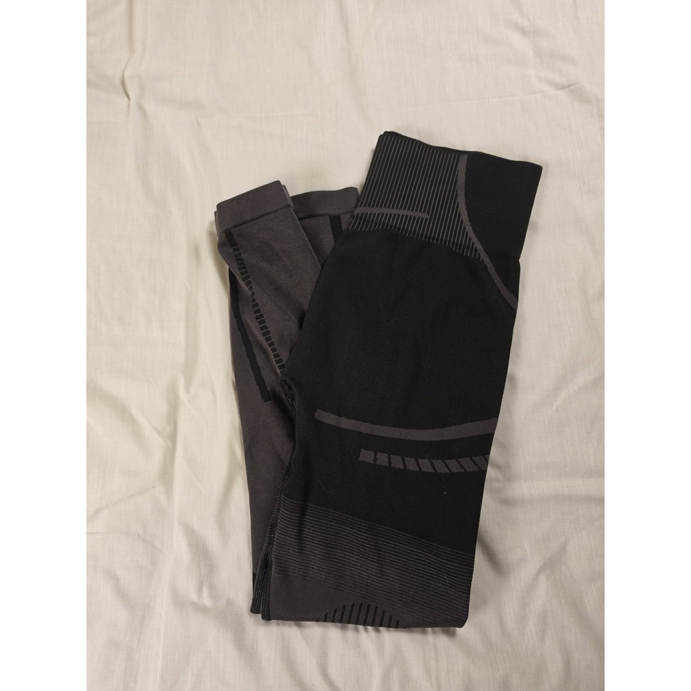 Gymshark Leggings Womens XS Gray Seamless Geometric Ankle Compression Yoga